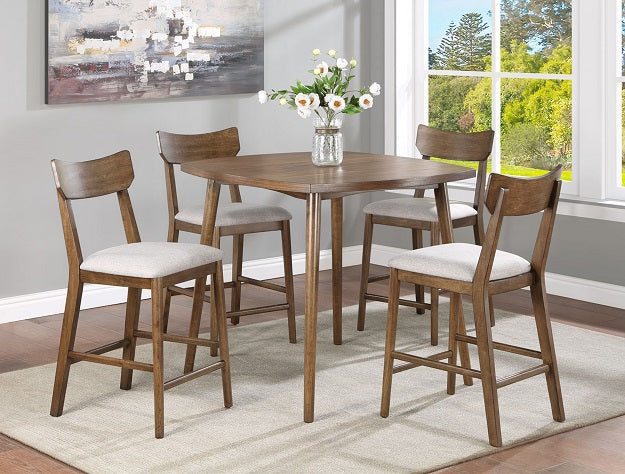 Weldon Brown Counter Height Dining Table