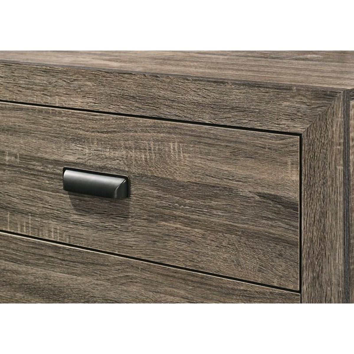 Crown Mark Millie Nightstand in Grey