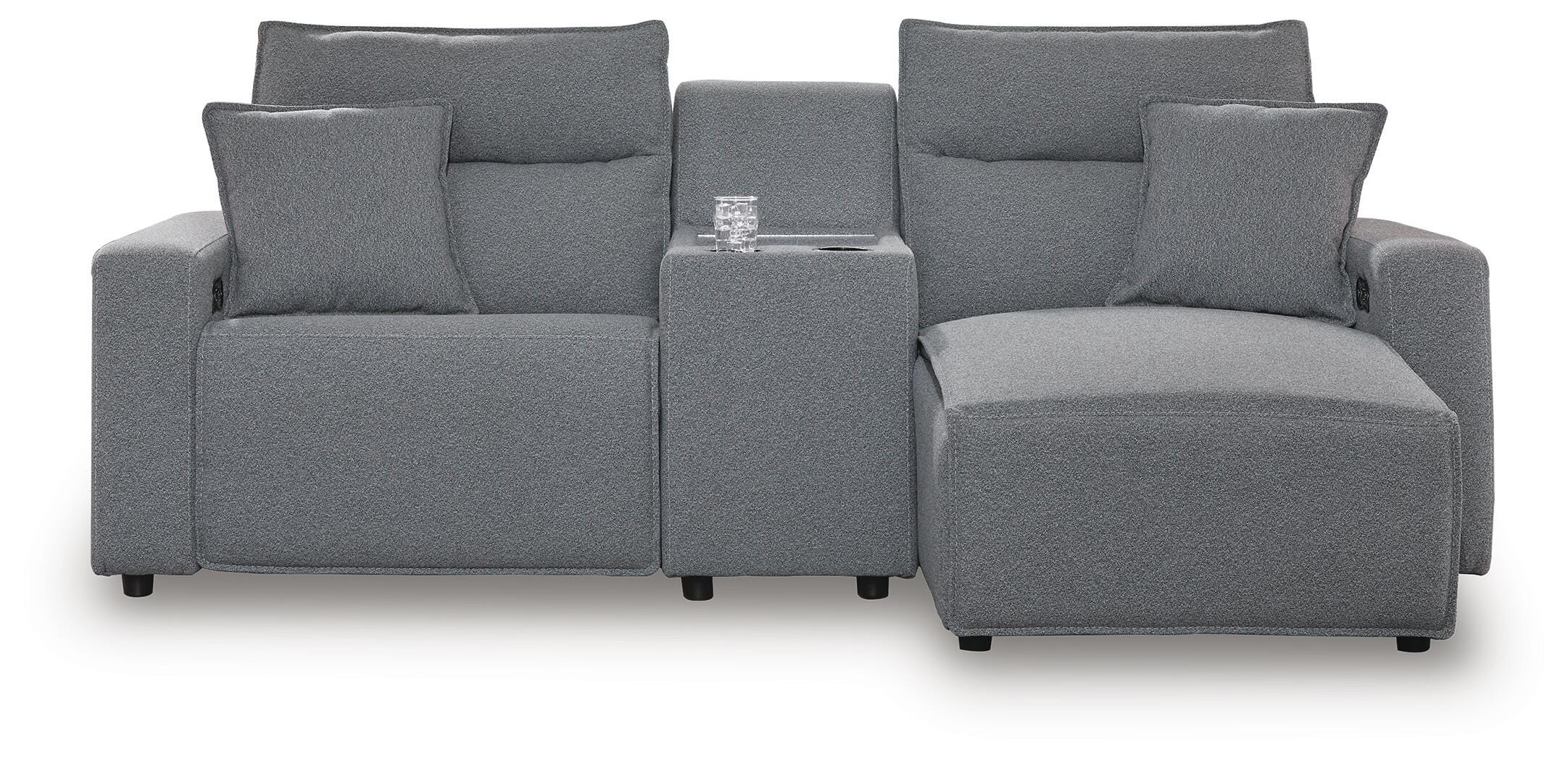 Modmax II Power Reclining Sectional with Chaise and Console