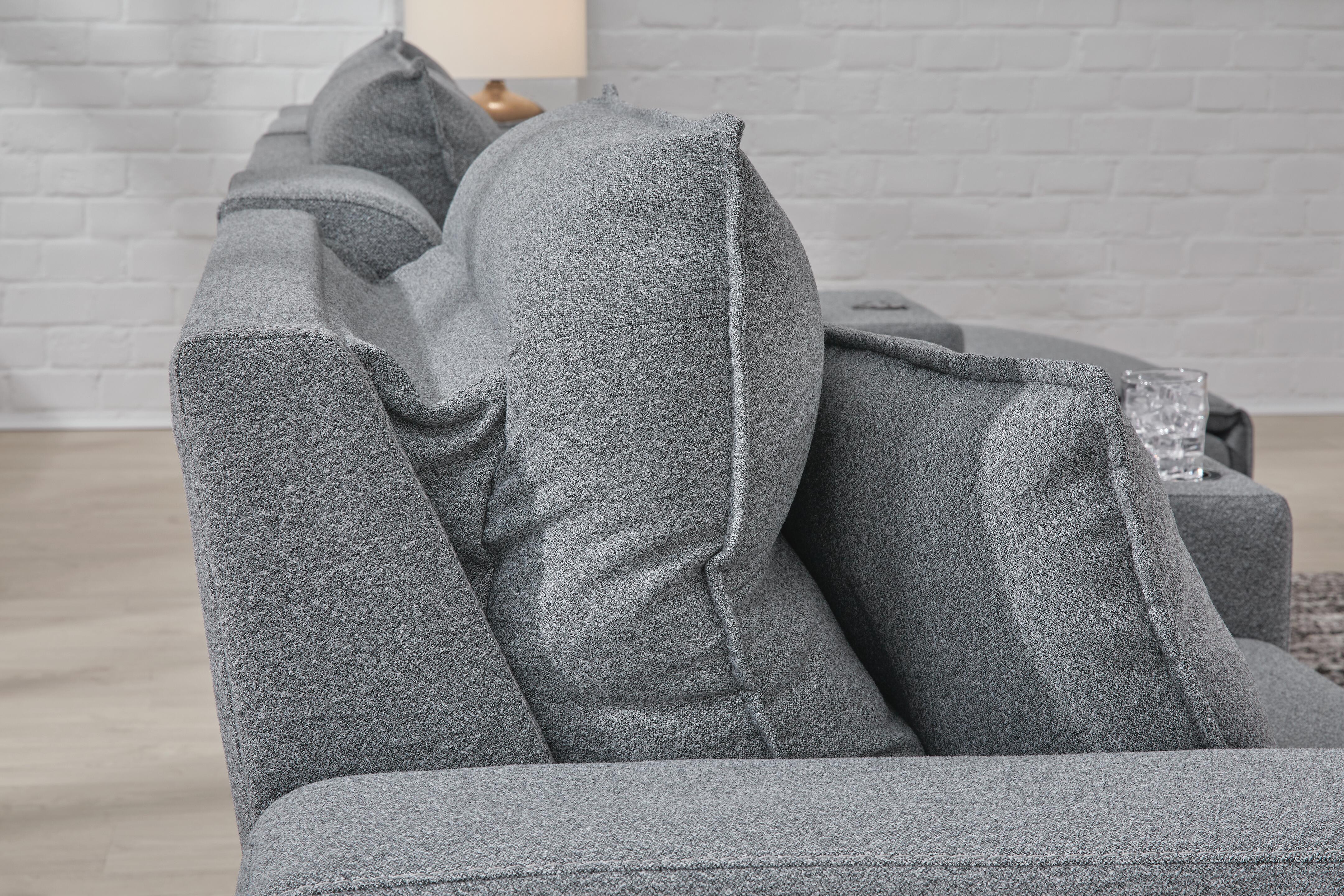 Modmax II Power Reclining Sectional with Chaise and Consoles