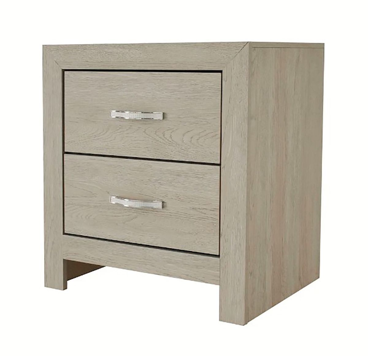 Crown Mark Furniture Jaylen 2 Drawer Nightstand in Gray image