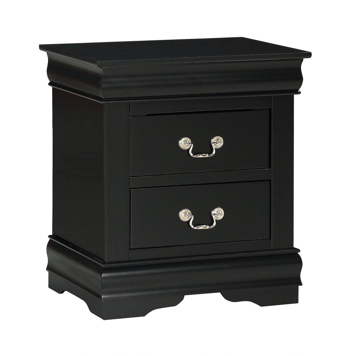 Crown Mark Furniture Louis Philip Nightstand in Black image