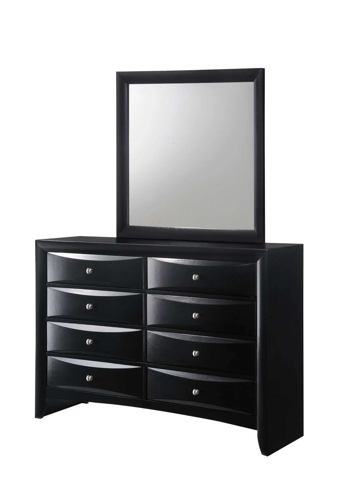 Crown Mark Furniture Emily Dresser Mirror in Black image