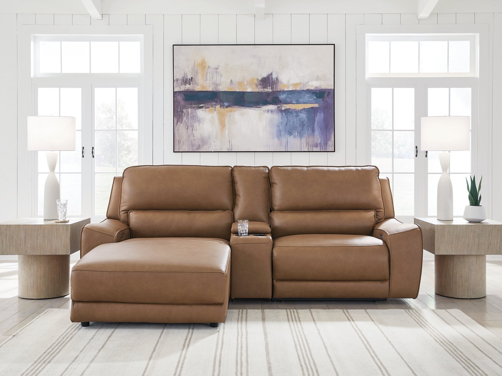 DeepWakes Power Reclining Sectional with Chaise