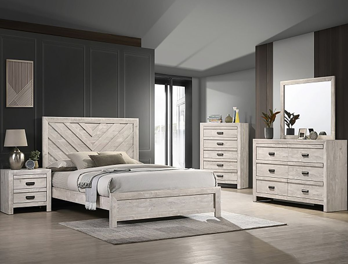 Valor 5 Drawer Chest in Gray