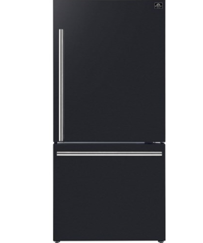 Forno Espresso 17 CF Bottom Mount Refrigerator, Right Swing - Black