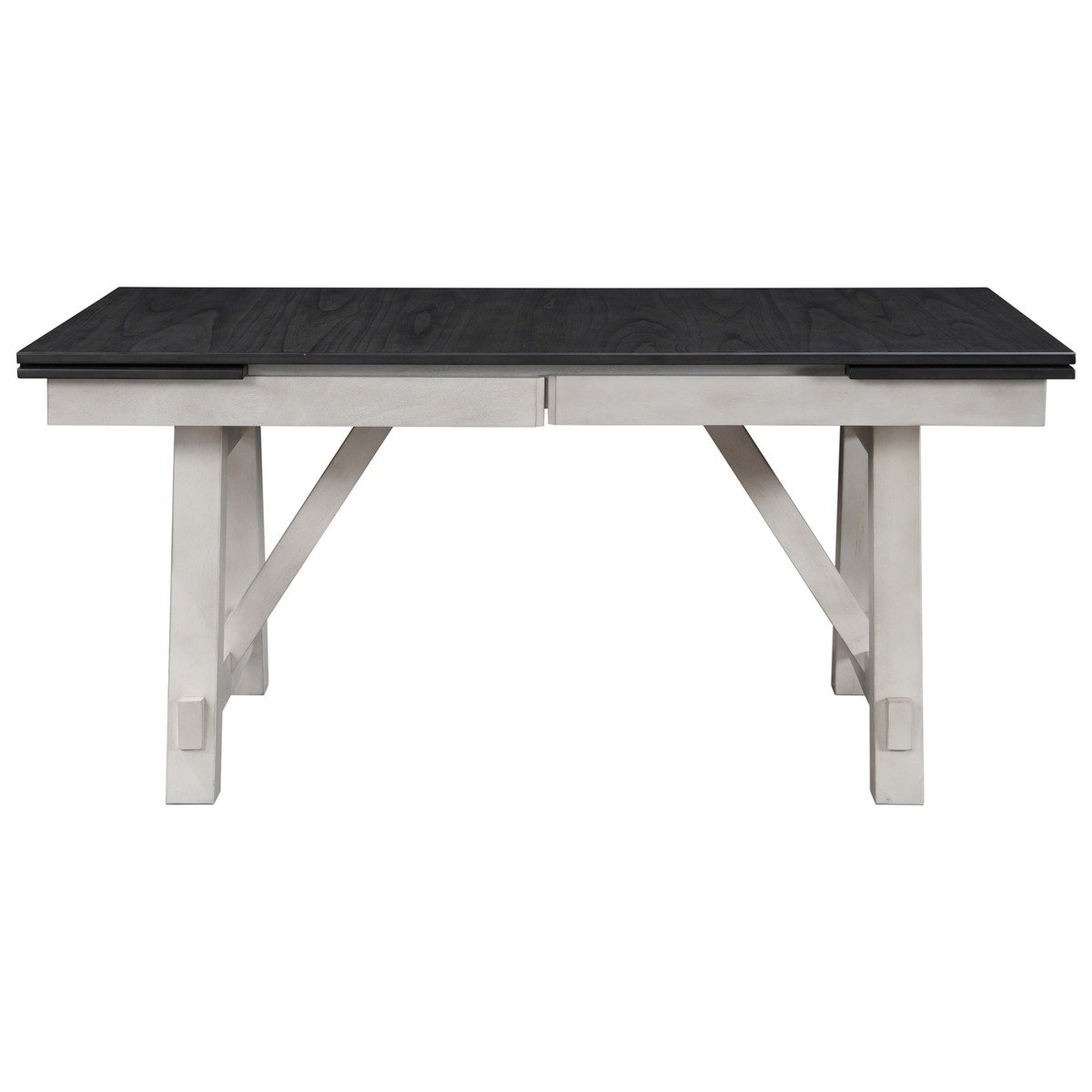 Crown Mark Maribelle Rectangular Dining Table in Chalk/Grey