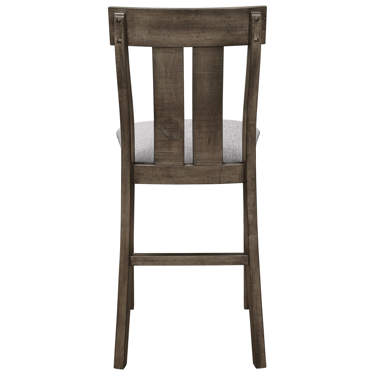 Crown Mark Quincy Counter Height Chair (Set of 2) in Light Brown