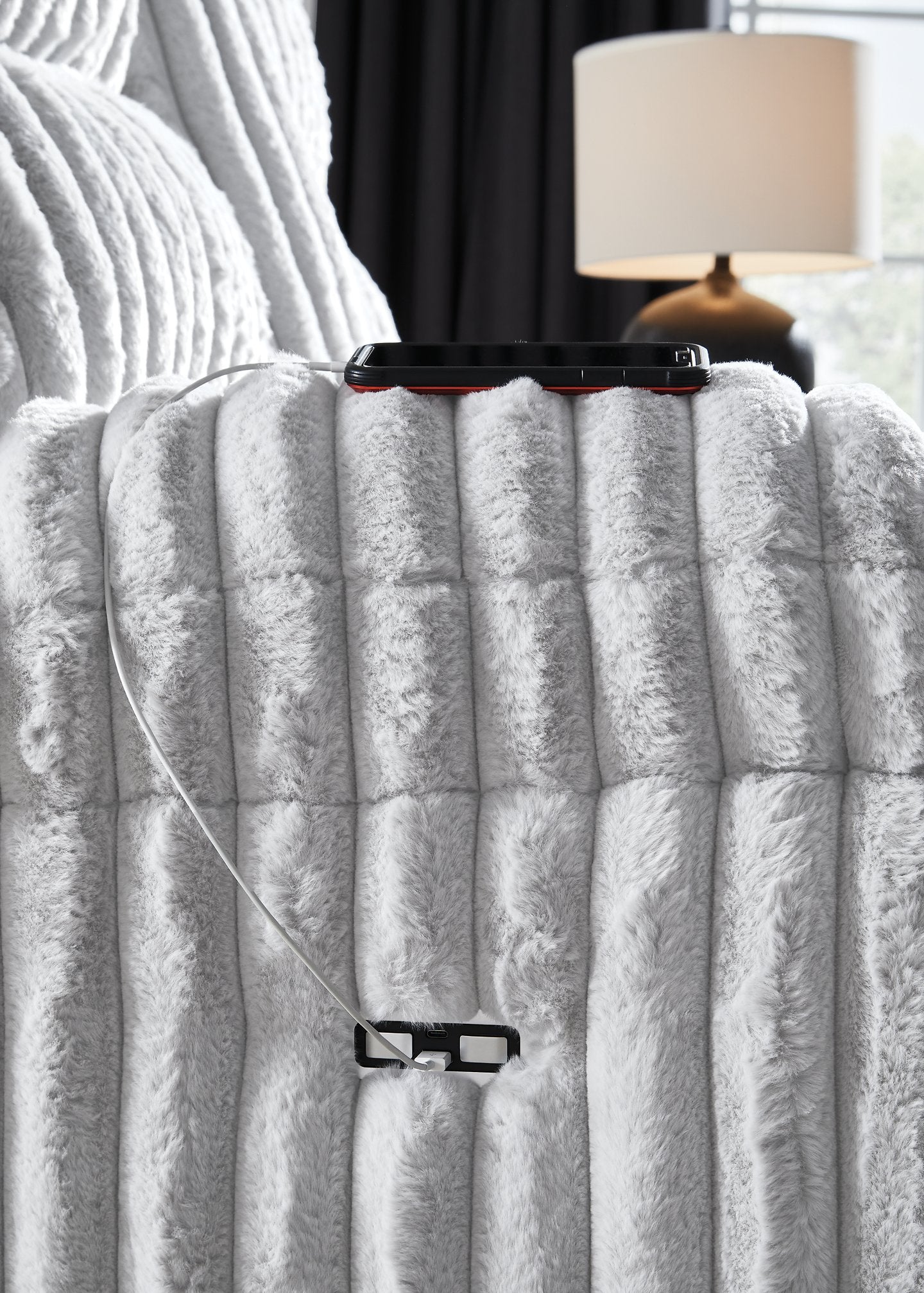 Rhines Falls Power Reclining Loveseat with Console