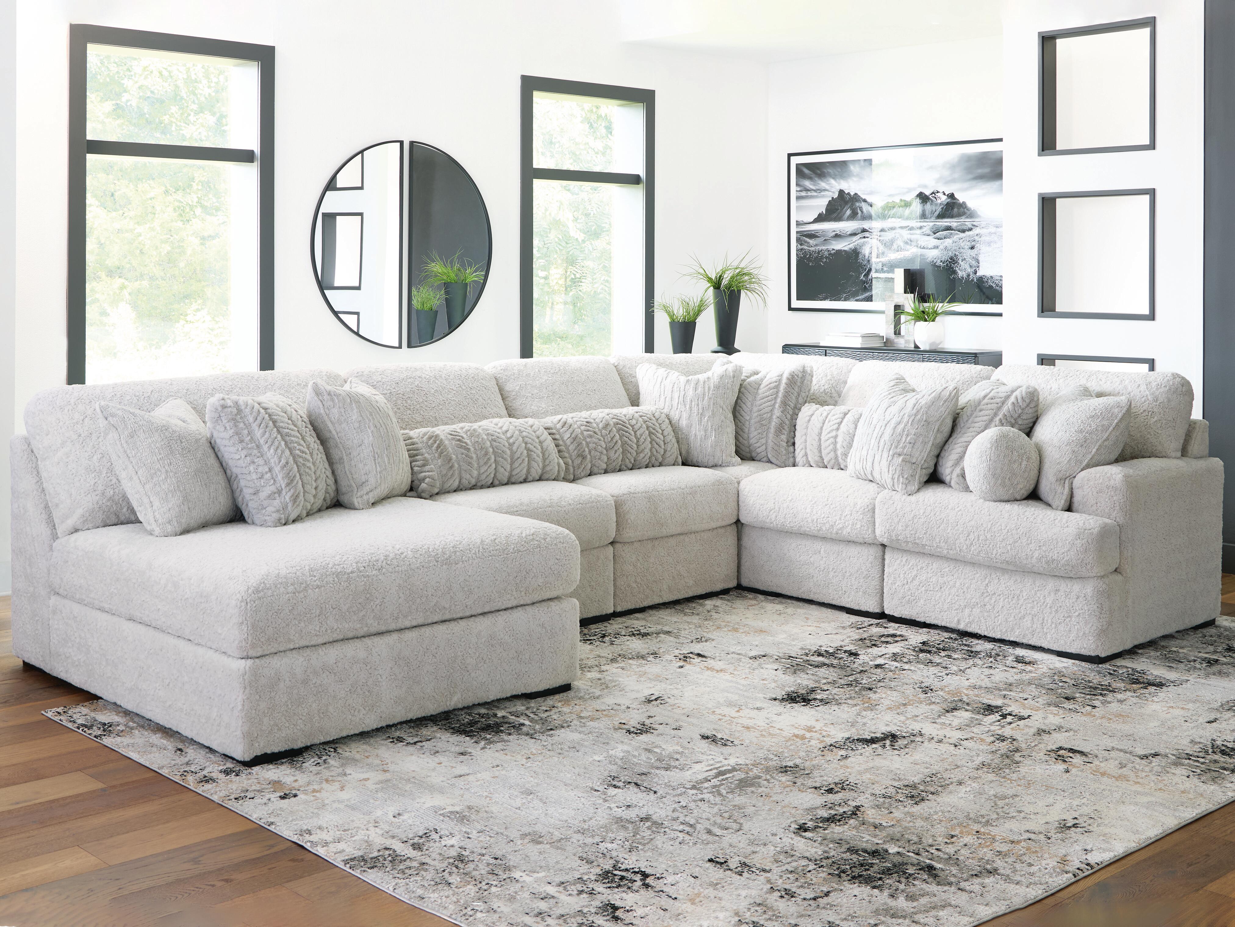 Cuddle Plush Sectional with Chaise