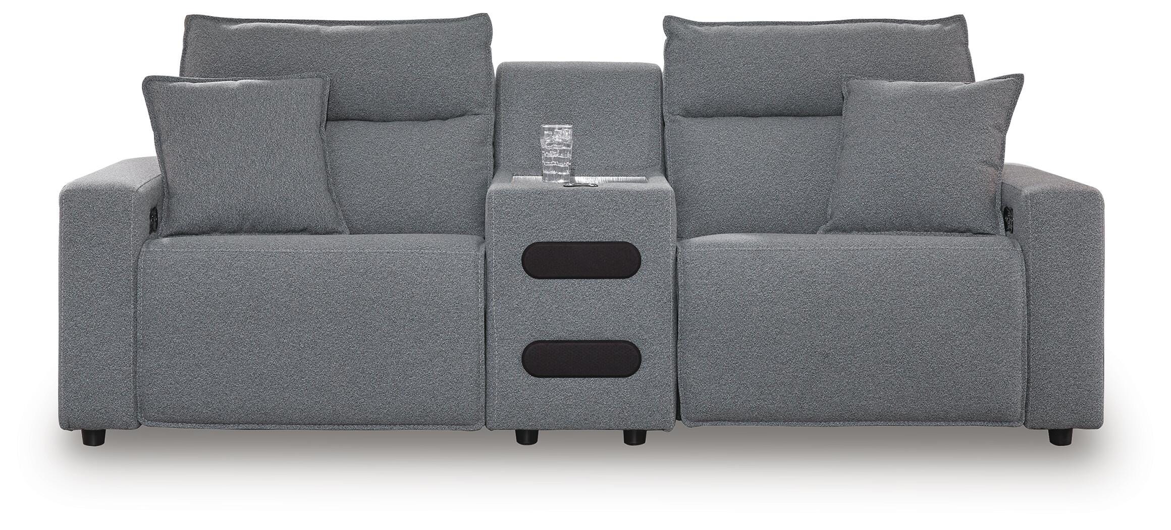Modmax II Power Reclining Sectional with Audio Console