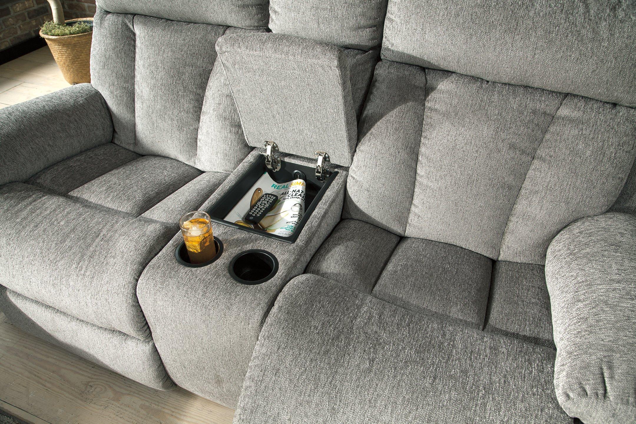 Mitchiner Reclining Loveseat with Console