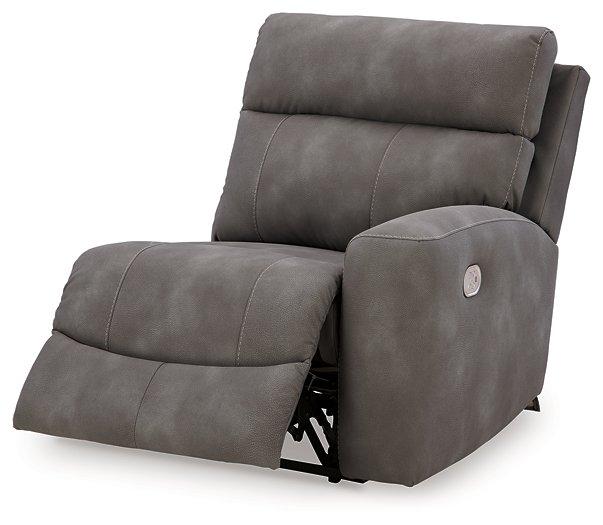 Next-Gen DuraPella Power Reclining Sectional Loveseat with Console