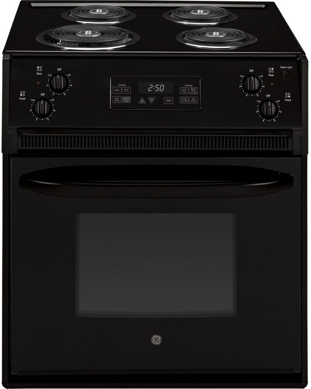 GE 27" Black Drop In Electric Range image