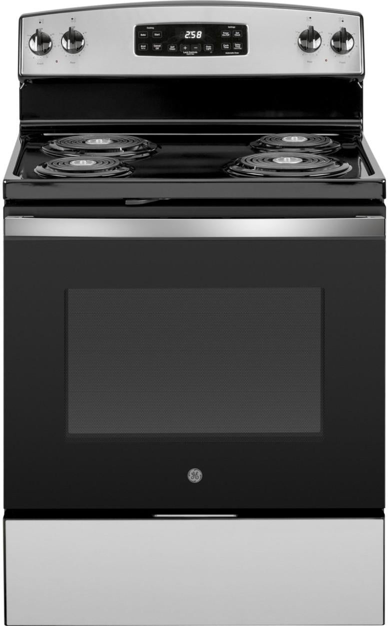 GE 30" Stainless Steel Freestanding Electric Range image