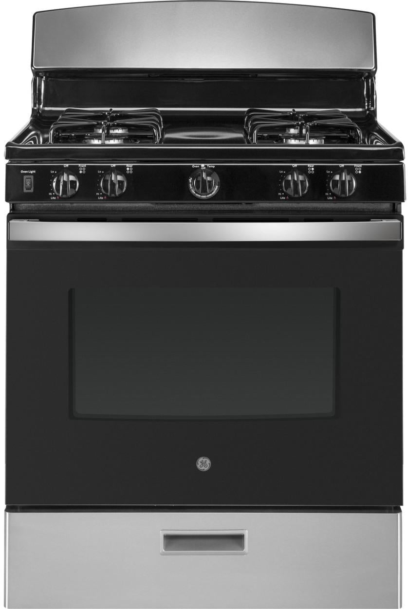 GE 30" Stainless Steel Freestanding Gas Range image