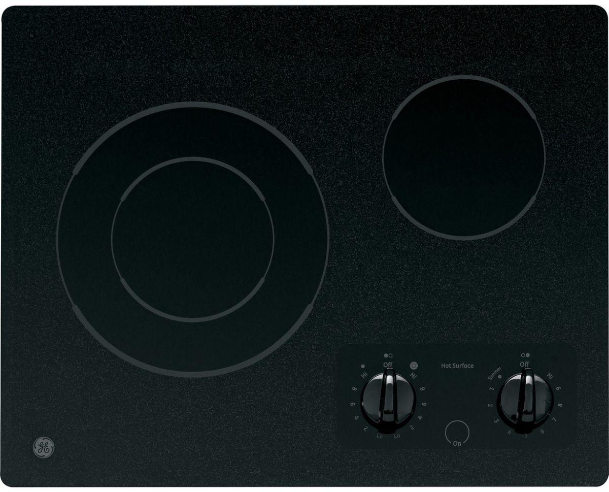 GE 21" Black Electric Cooktop image