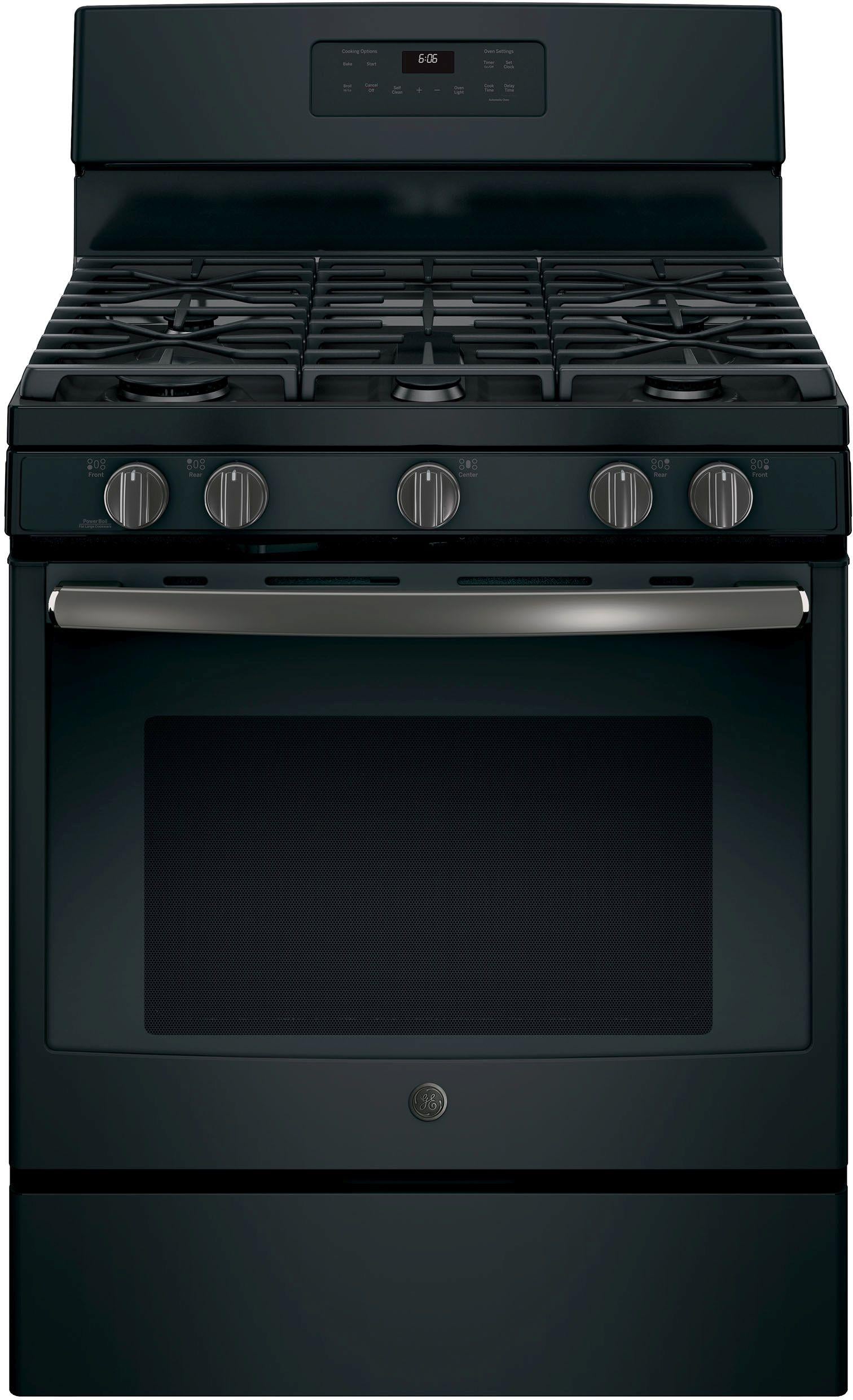 GE 30" Free Standing Gas Range-Black Slate-JGB660FEJDS image