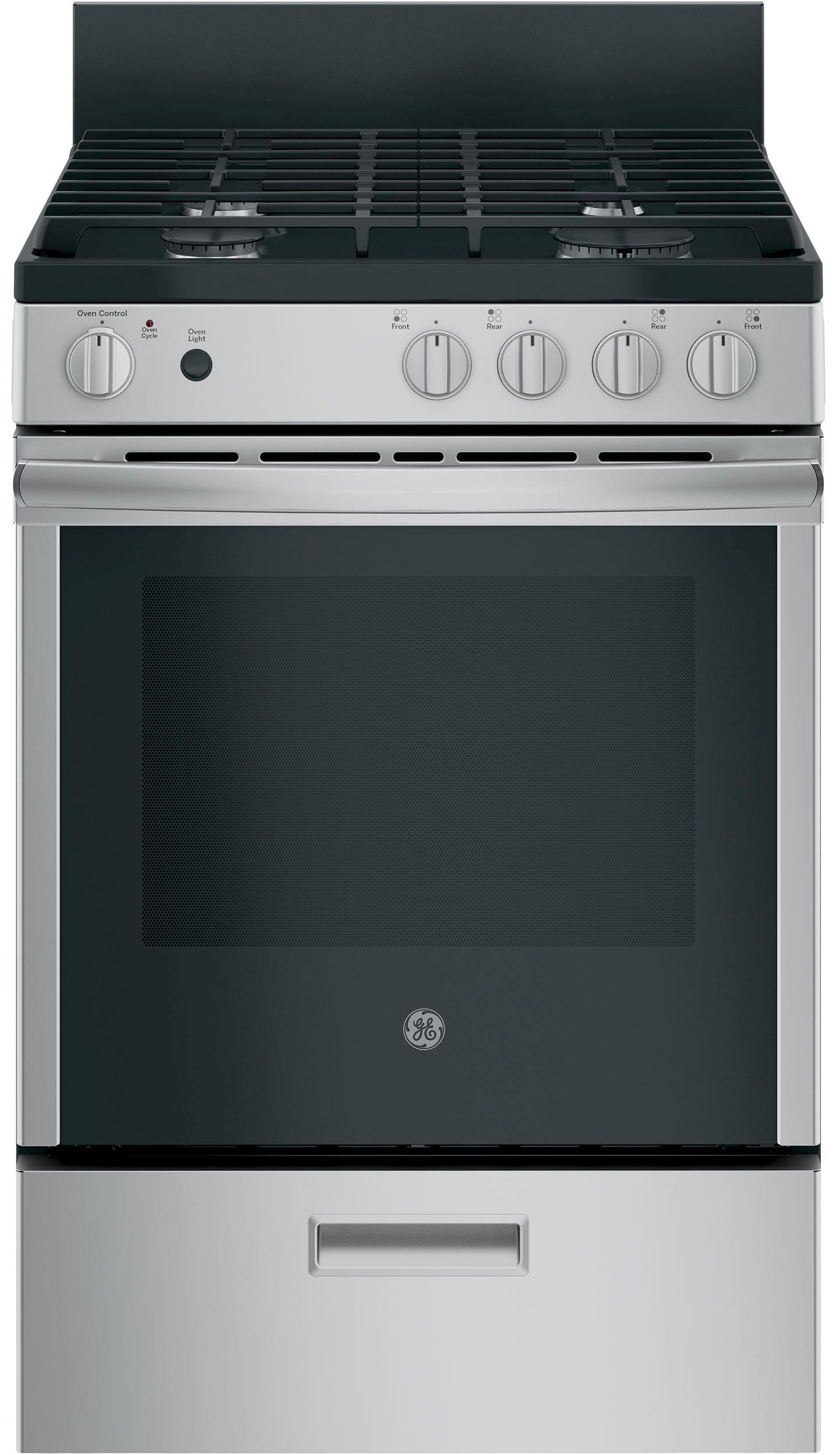 GE 24" Stainless Steel Free Standing Gas Range image