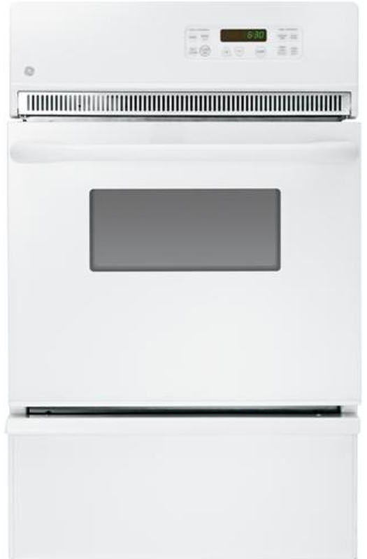 GE 24" White Built-In Single Gas Wall Oven image