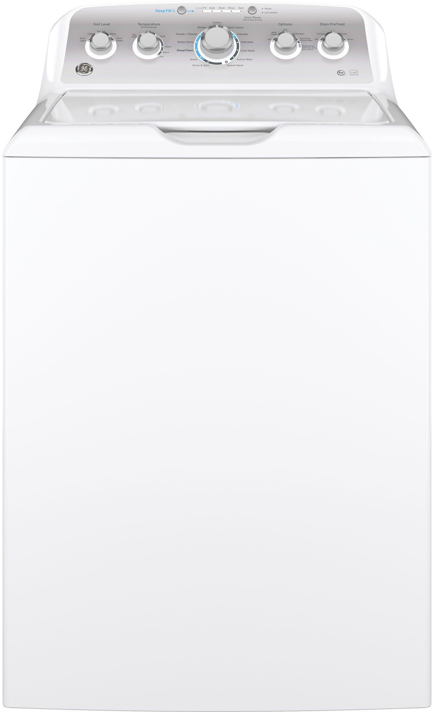 GE 4.6 Cu. Ft. White Top Load Washer