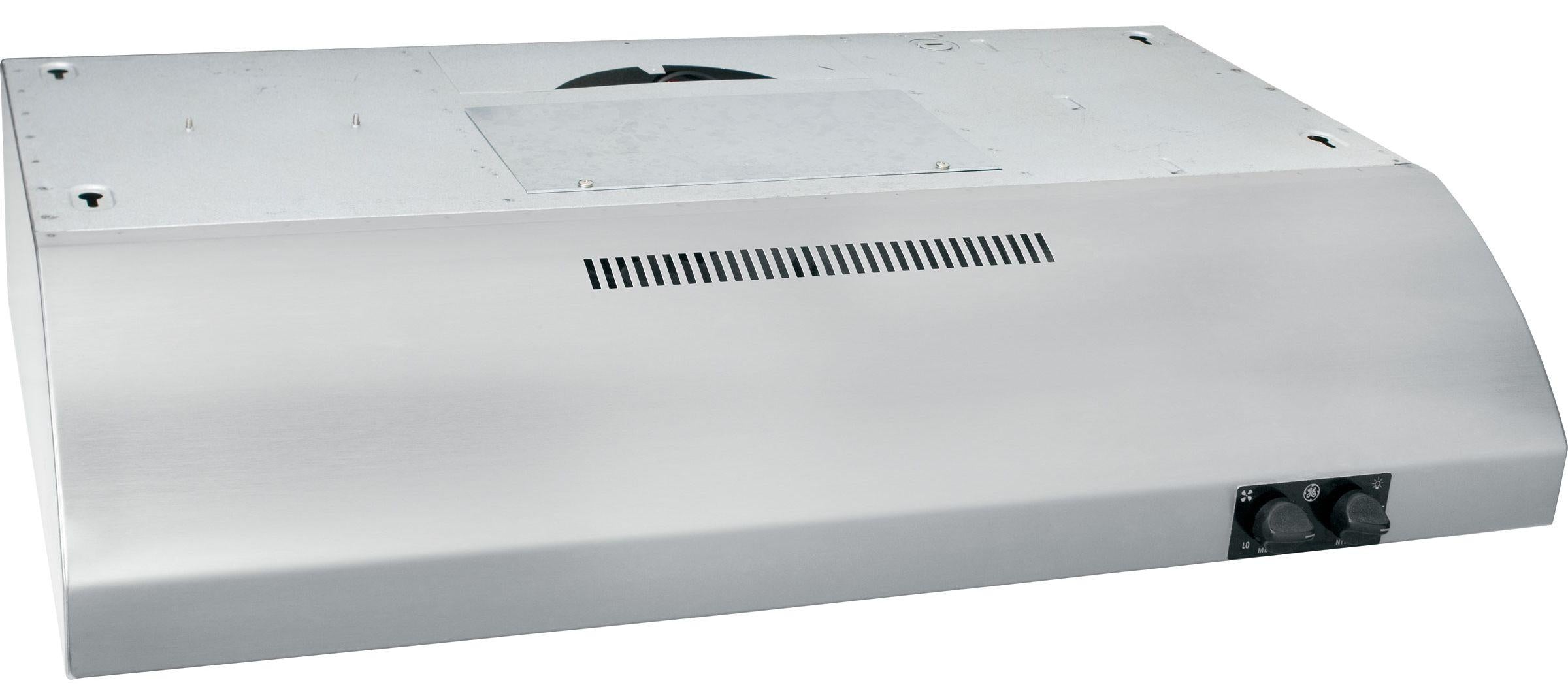 GE 30" Stainless Steel Deluxe Range Hood image