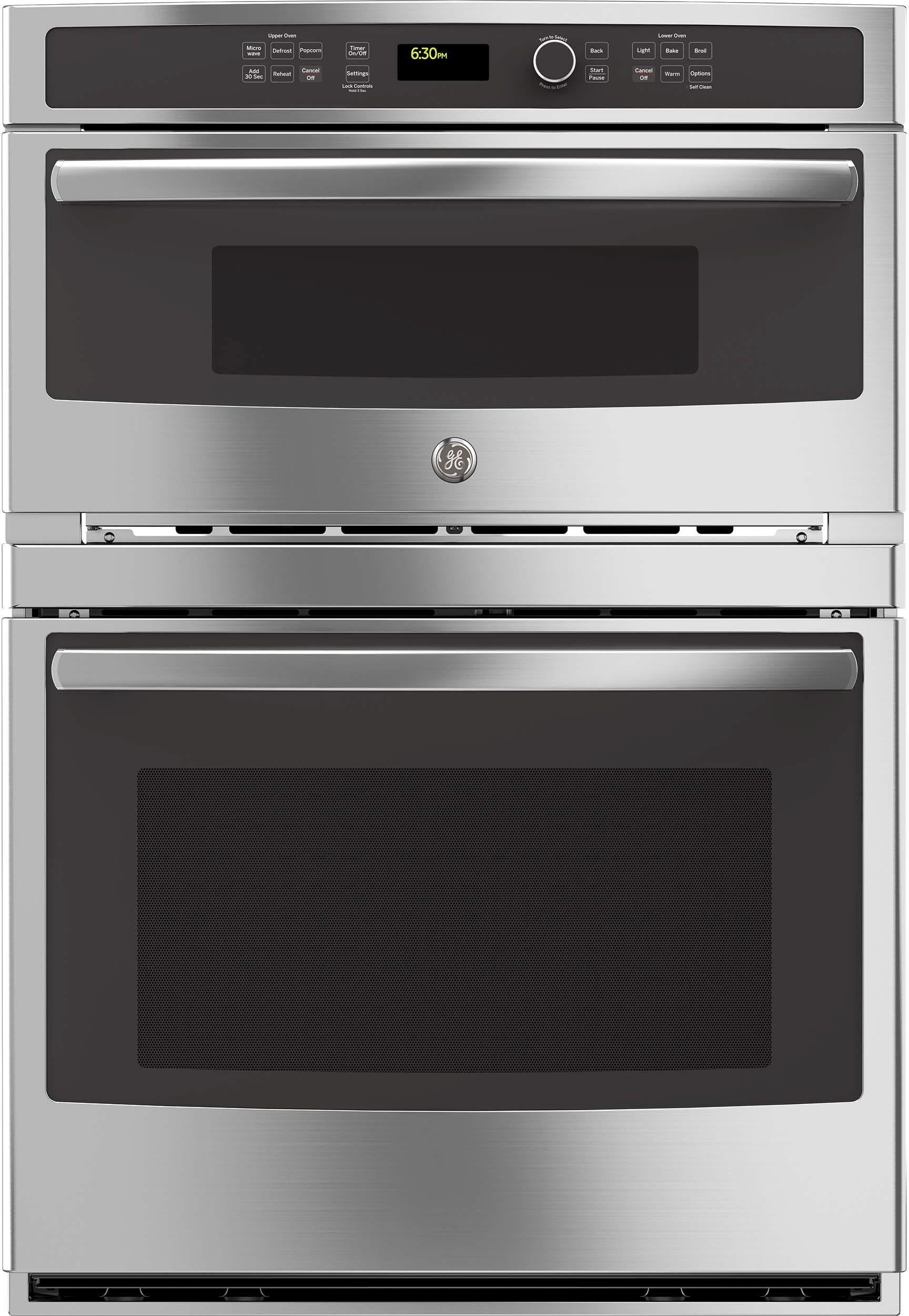 GE 30" Stainless Steel Combination Double Wall Oven image