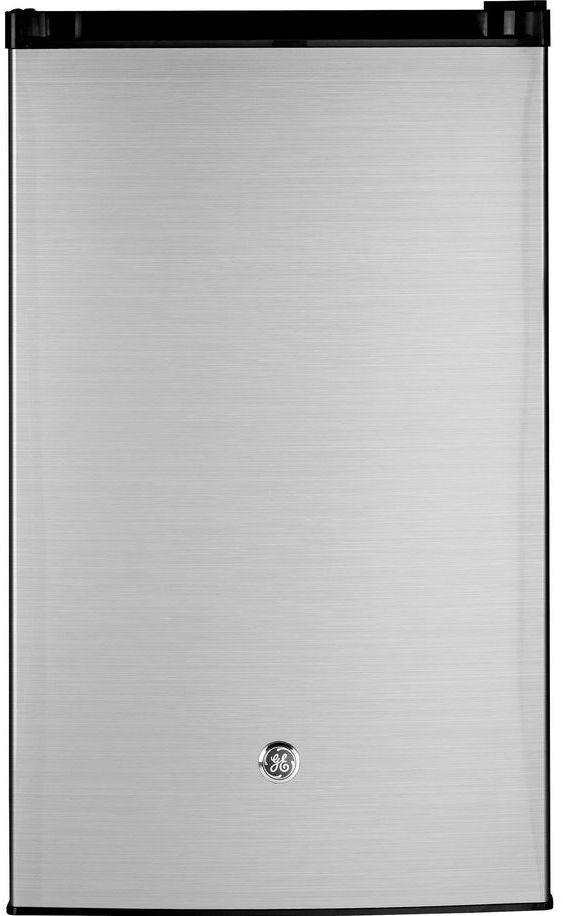 GE 4.4 Cu Ft. Cleansteel Stainless Steel Compact Refrigerator image