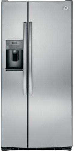 GE 22.5 Cu. Ft. Stainless Steel Side-by-Side Refrigerator image