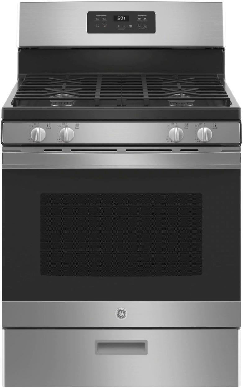 GE 30" Stainless Steel Free Standing Gas Range image