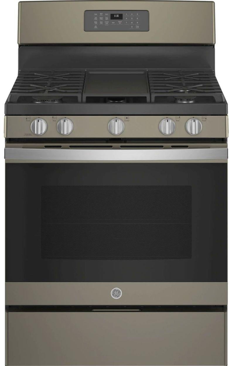 GE 30" Slate Free Standing Natural Gas Range image