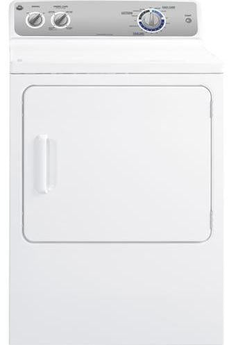 27" Gas Dryer with 7.0 cu. ft. Capacity, 6 Drying Cycles, 4 Heat Selections, Wrinkle Care, Quick Fluff, DuraDrum Interior and Quiet-by-Design Performance - White