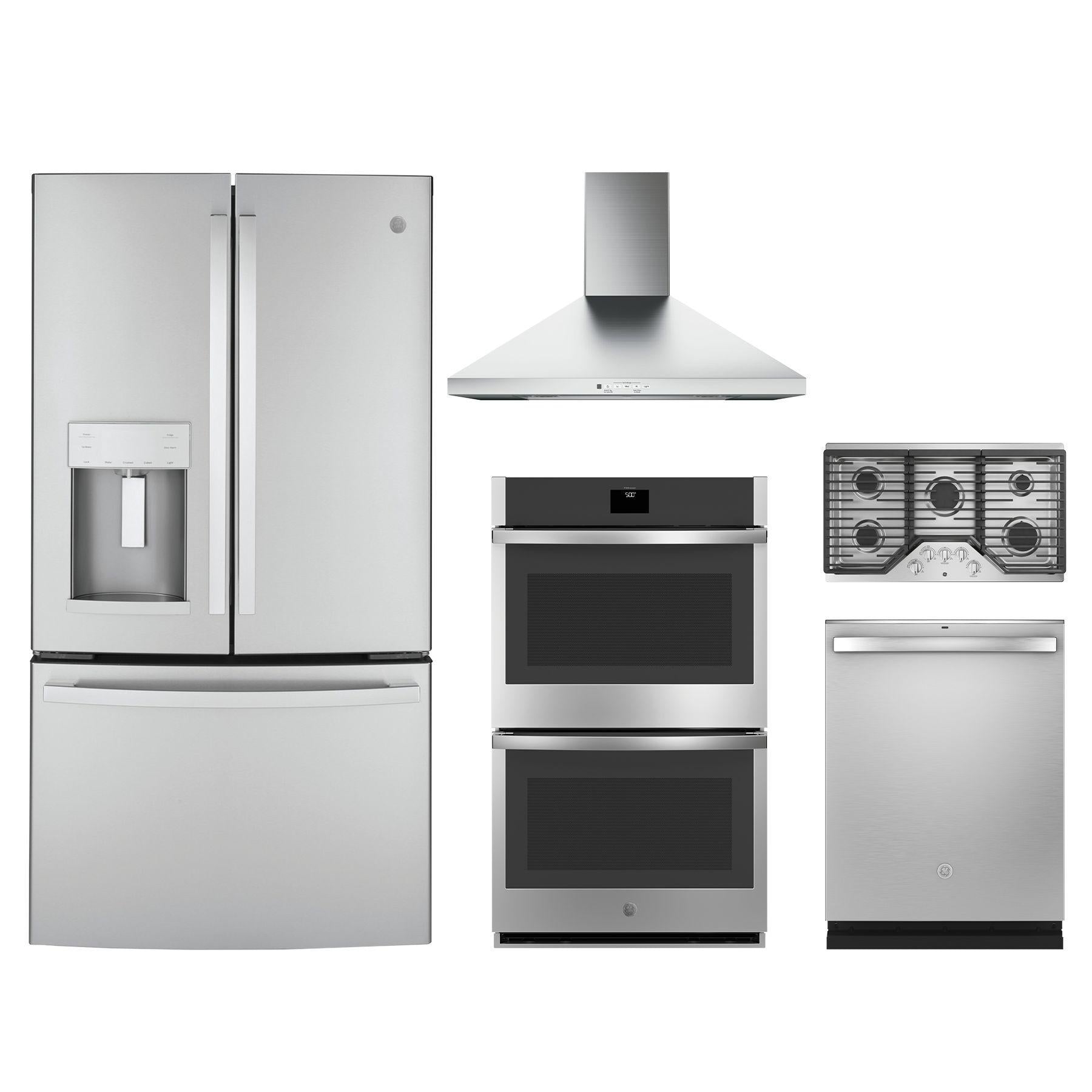 GE 5 Piece Stainless Steel Kitchen Package image