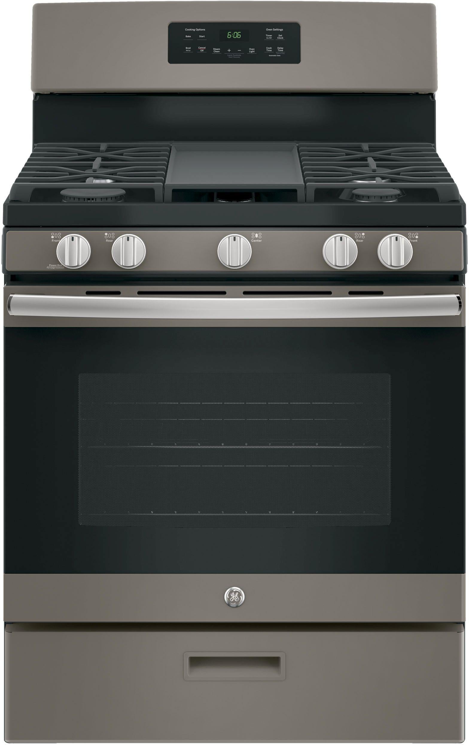 GE 30" Slate Free Standing Gas Range image