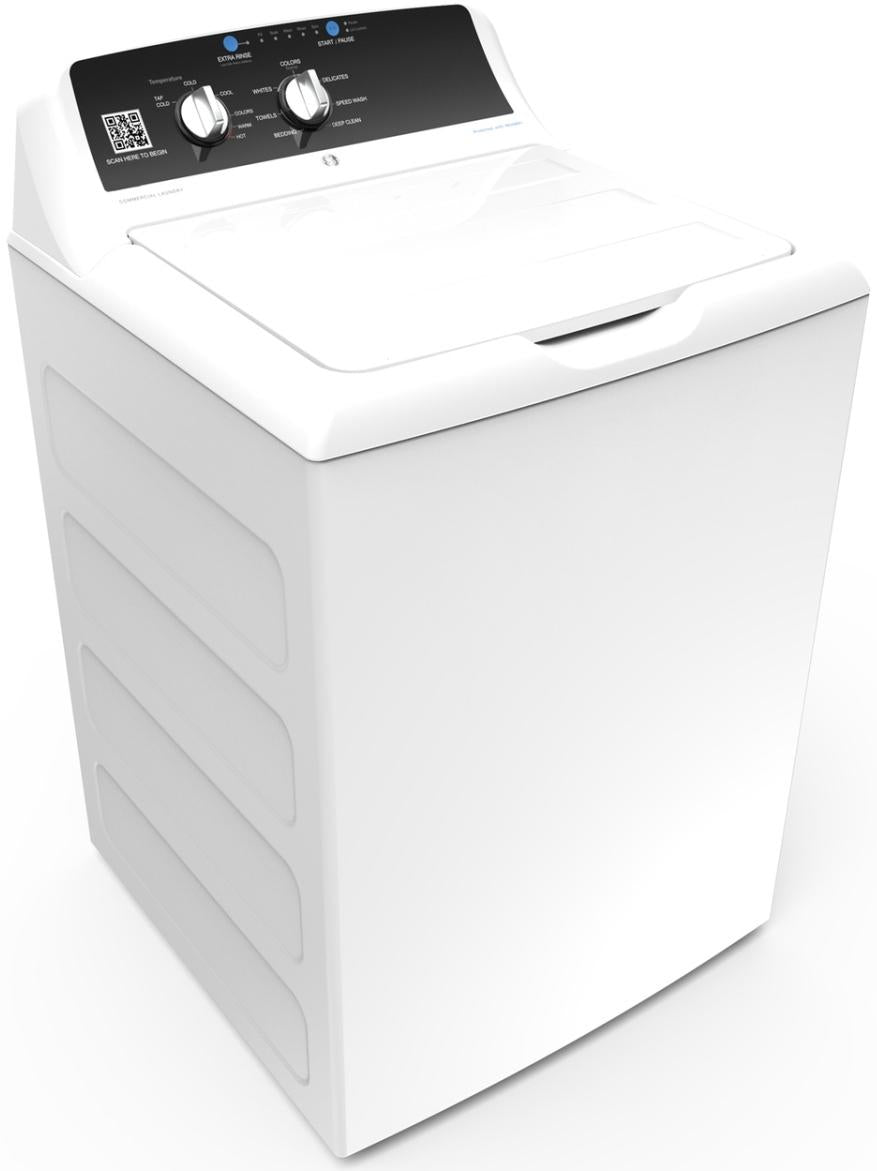 GE 4.2 Cu. Ft. White Commercial Washer image