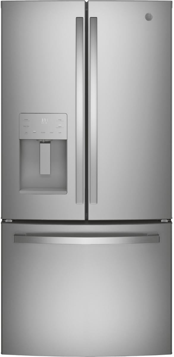 GE 17.5 Cu. Ft. Fingerprint Resistant Stainless Steel Counter-Depth French Door Refrigerator image