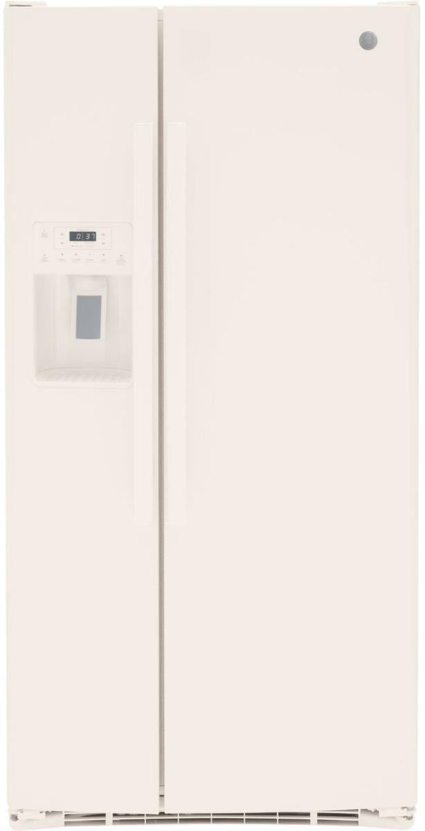 GE 23.0 Cu. Ft. Bisque Side-by-Side Refrigerator image