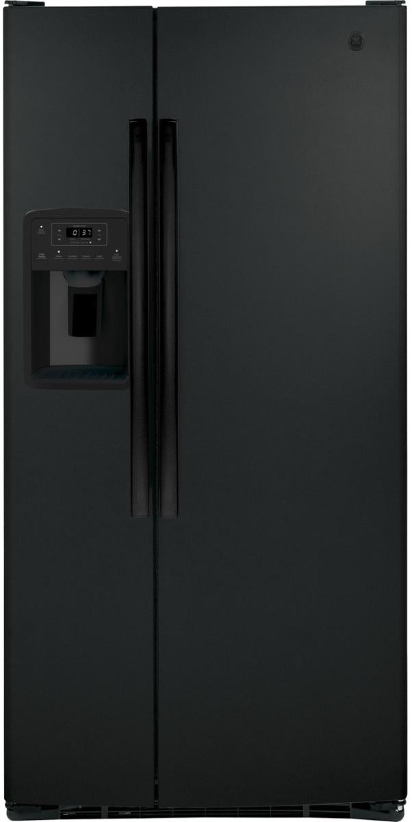 GE 23.0 Cu. Ft. Black Side-by-Side Refrigerator image