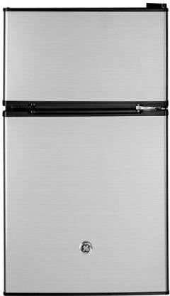 GE 3.1 Cu Ft. CleanSteel Stainless Steel Compact Refrigerator