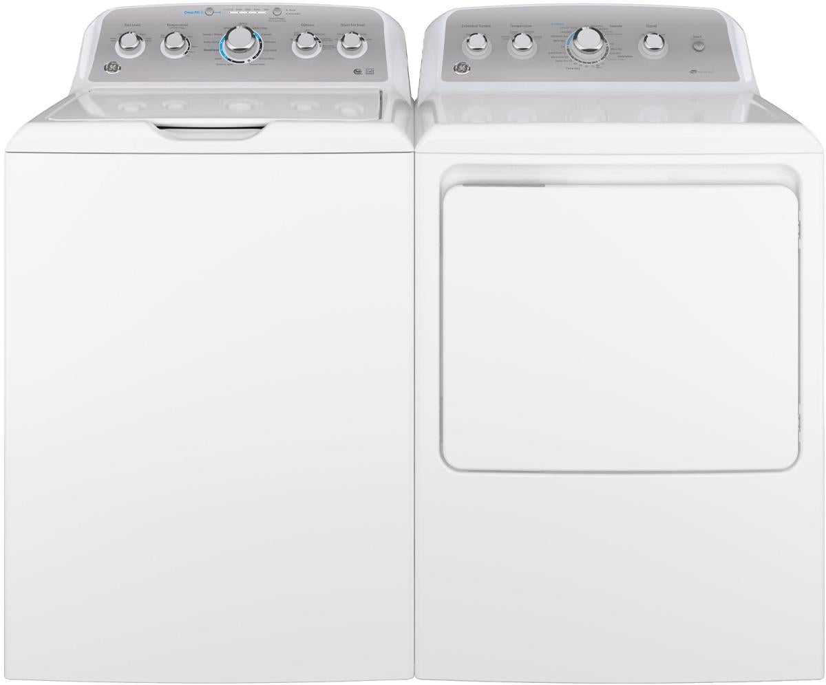 GE White Laundry Pair image