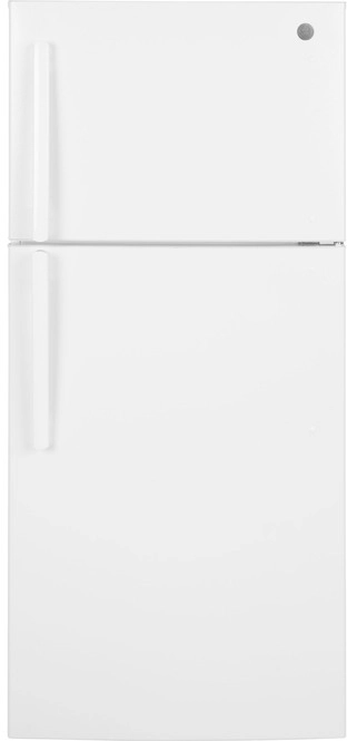 GE 18.3 Cu. Ft.  White Freestanding Top Freezer Refrigerator image