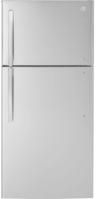 GE 18.3 Cu. Ft.  Stainless Steel Freestanding Top Freezer Refrigerator image