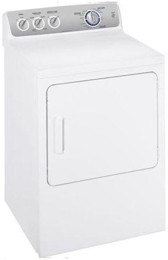 27" Electric Dryer with 7.0 cu. ft. Capacity, Multiple Drying Cycles, 4 Heat Selections, Sensor Dry, Wrinkle Care, DuraDrum Interior and Quiet-by-Design Performance - White image