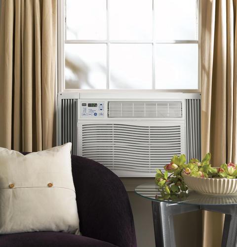 GE Window Mount Air Conditioner-Gray