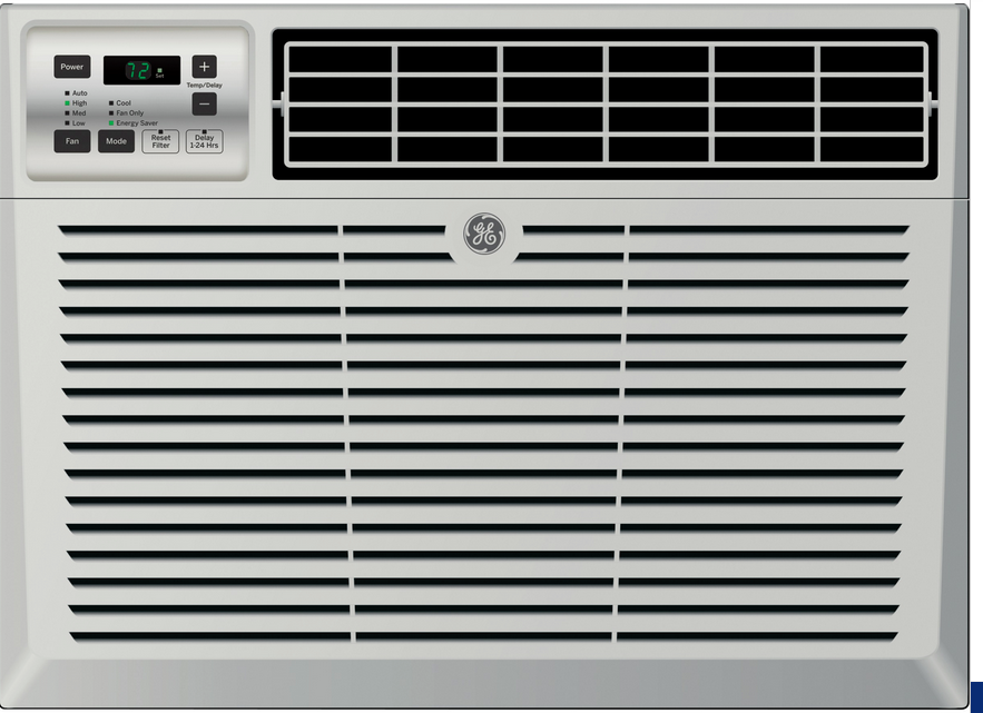 GE Window Mount Air Conditioner- Gray image