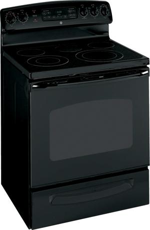 GE Eterna 30" Free-Standing Electric Range - EER4000NBB image