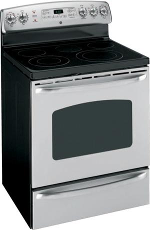 GE Eterna 30" Free-Standing Electric Range - EER4001NSS image