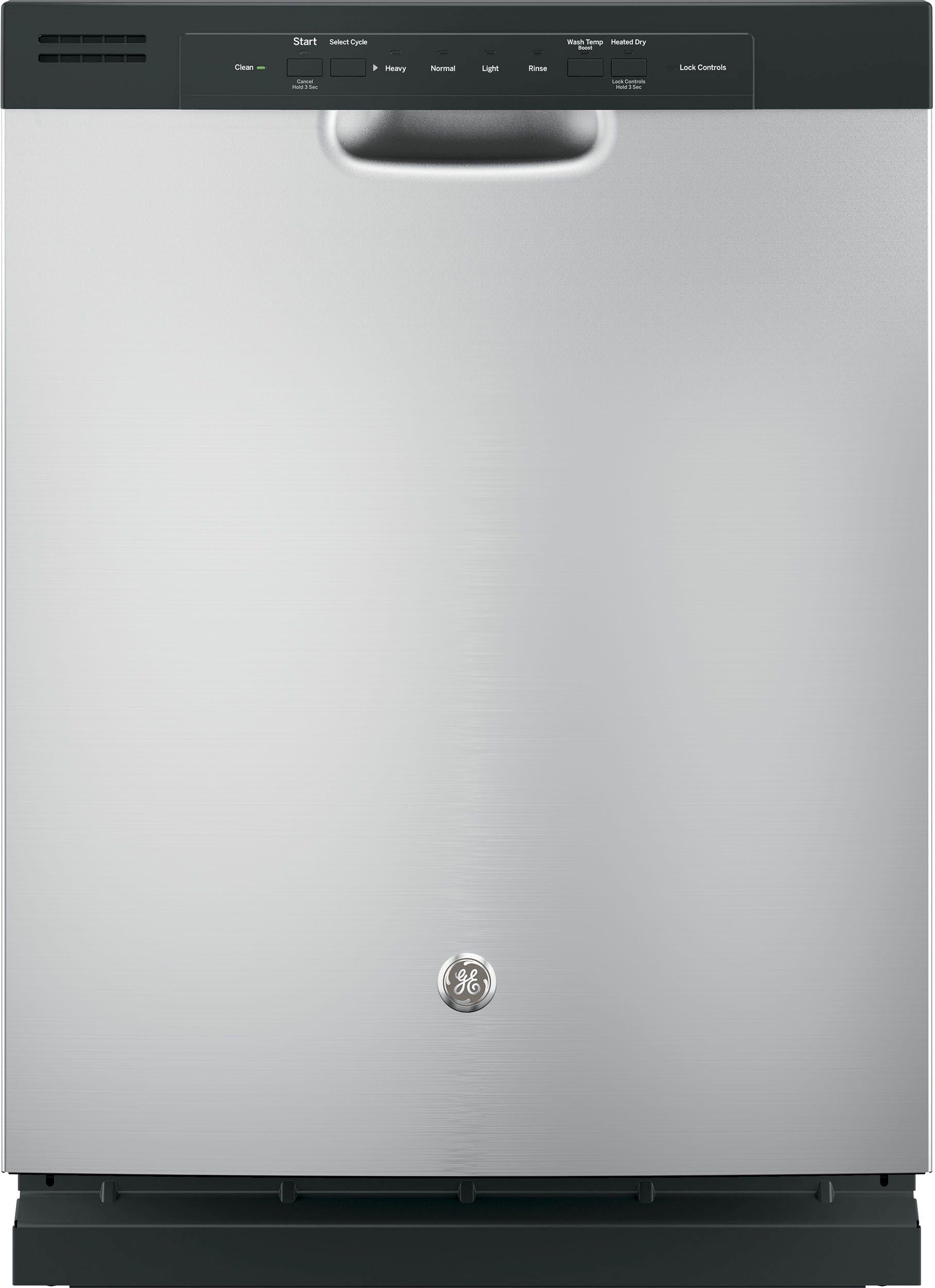 GE 24" Built-In Dishwasher-Silver image