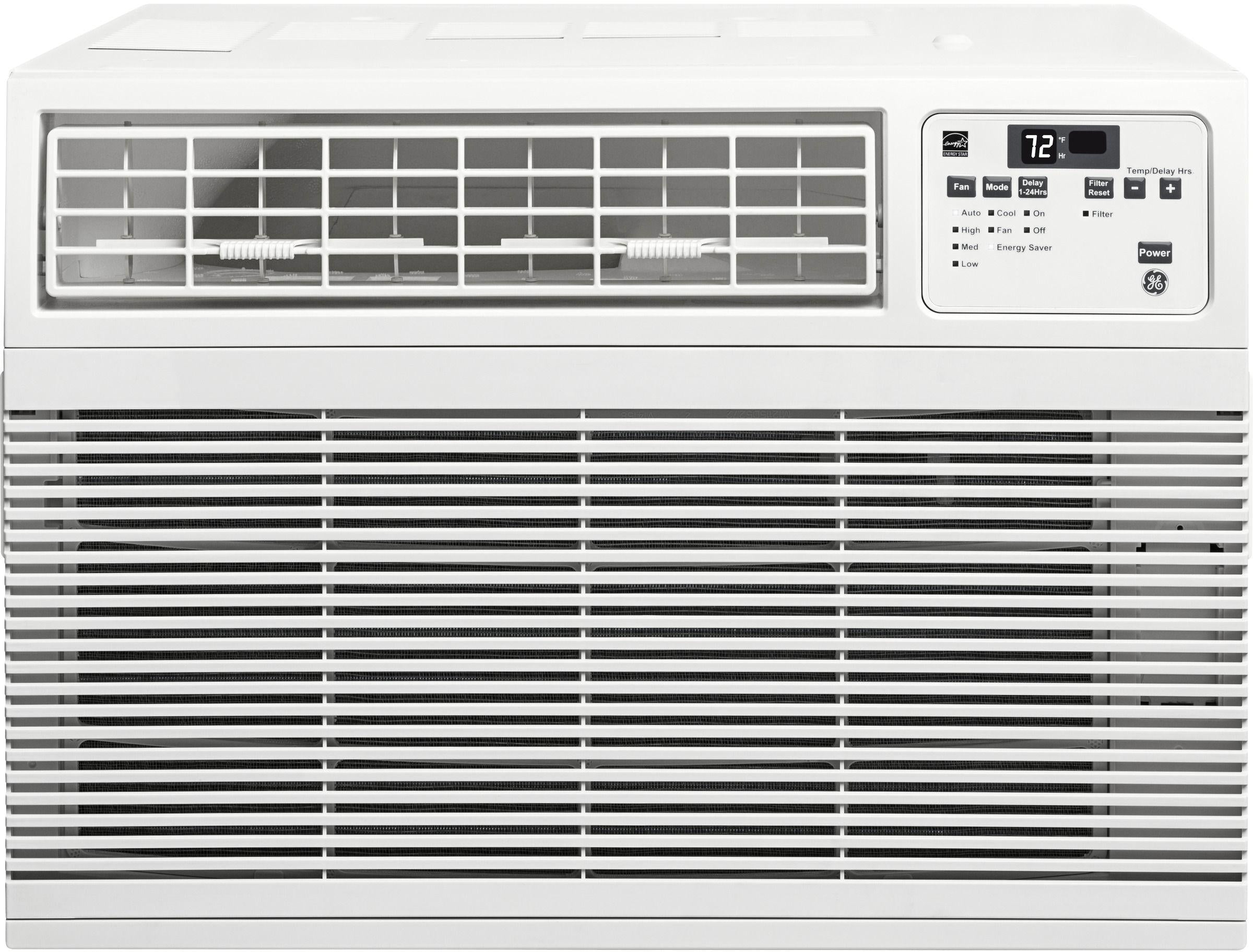 GE 10000 BTU's Light Cool Gray Window Mount Air Conditioner image