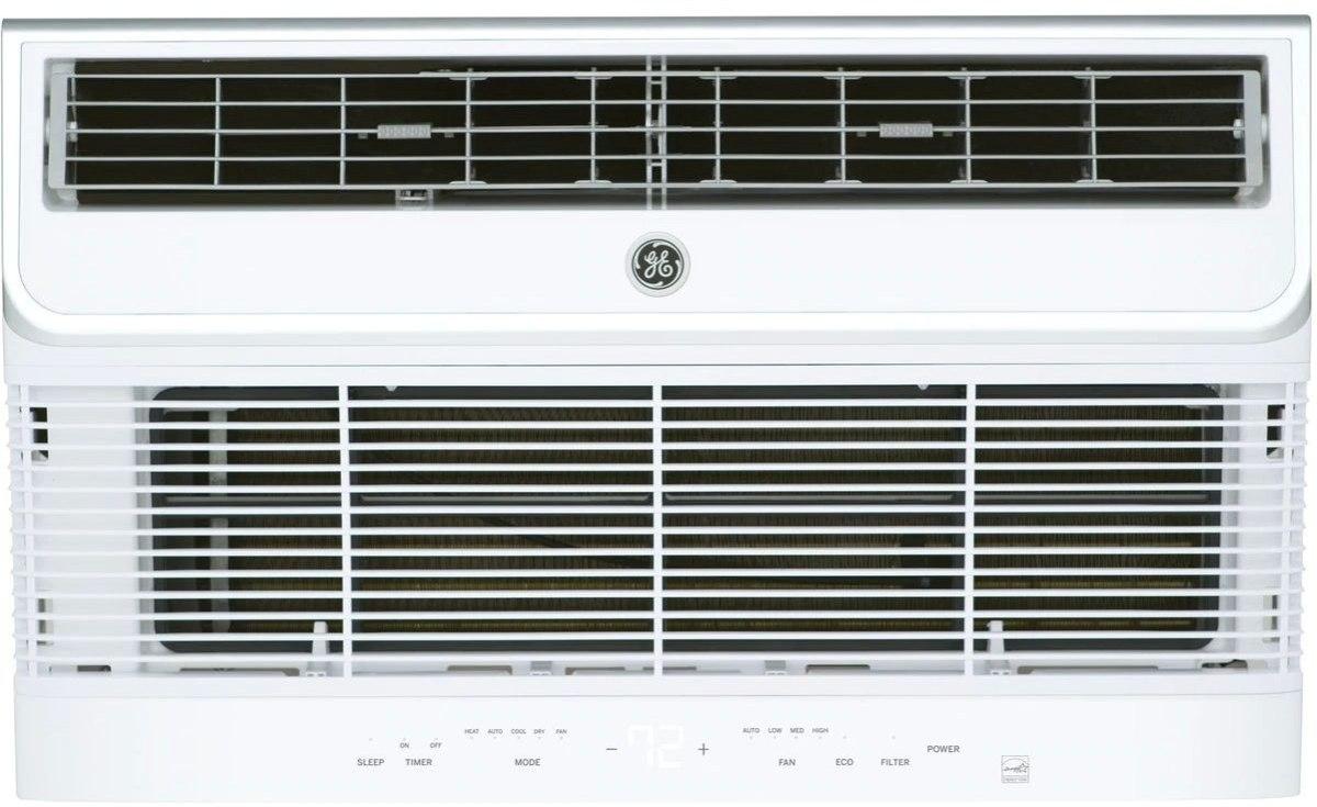 GE 12,000 BTU's Soft Gray Thru the Wall Built In Heat/Cool Room Air Conditioner image